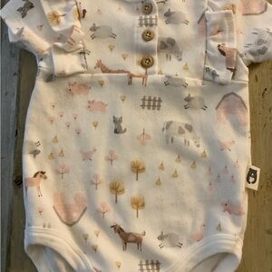 Adorable Farm Animal Baby Onesie